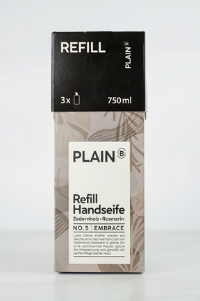 Handseife Refill NO. 5 | EMBRACE | Zedernholz · Rosmarin | 750 ml