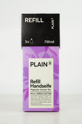 Handseife Refill NO. 4 | FRESH COTTON | Magnolie · Grüner Tee | 750 ml